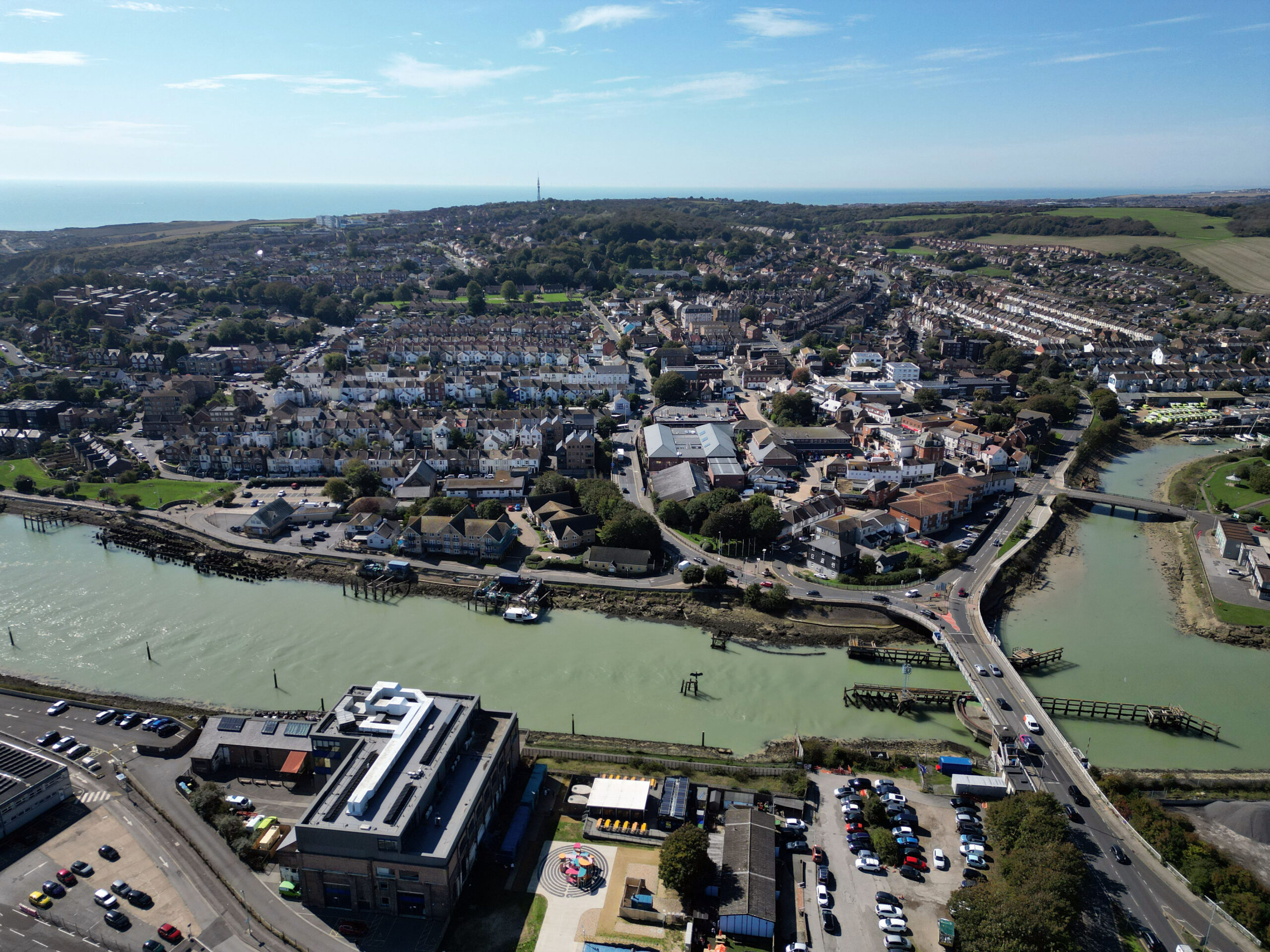 DJI_Aerial view of Newhaven credit Cripps Photography